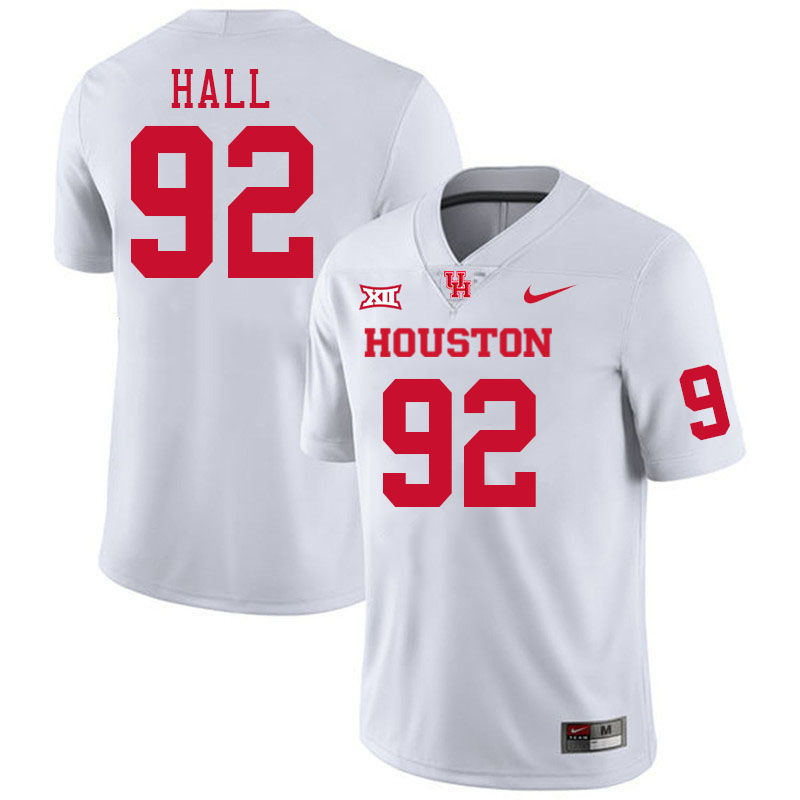 Houston Cougars #92 Logan Hall College Football Jerseys Stitched Sale-White